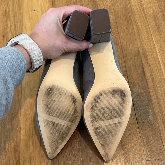 *last chance* 14th & Union | Women’s Grey Suede Heels - Picture 8 of 14